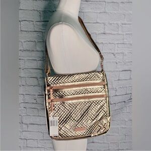 Vera Bradley crossbody purse rose gold bag